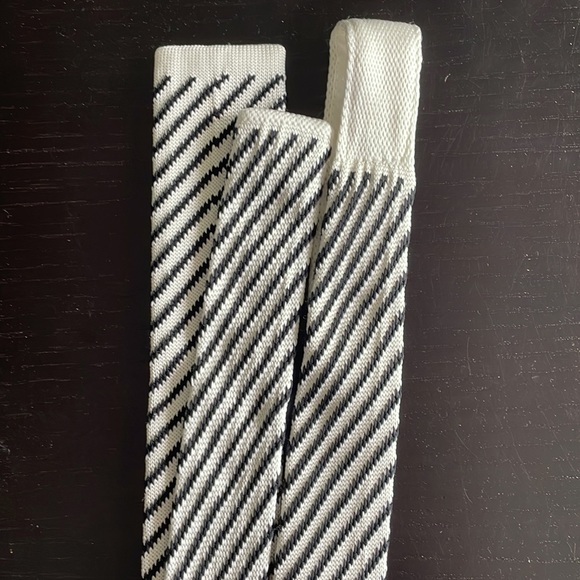 Mens striped skinny tie - Picture 5 of 11